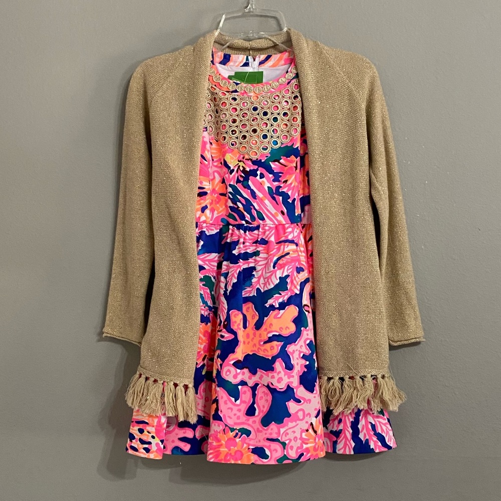 NWT Lilly Pulitzer Dress and Cardigan Set